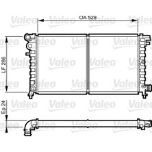 Radyatör Citroën Saxo (S0, S1) 1.5 D / Hatchback Van (S3_) 1996-2004 Valeo Val 731530