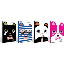 A4 Kaye Dikişli Defter Faces Plastik Kapak Çizgili 80 Yaprak 5075000177 (12 Li Paket)