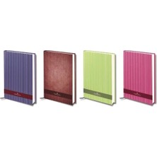 - Çizgili Sert Kapak Çizgisiz Defter A5 120YP. (400605)
