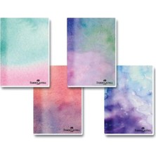 Watercolors A5 Çizgisiz Dikişli Defter