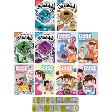 Aile Yayınları Beklenen Bir Siyer Mangası 1-2-3-4 + Ayşe Manga Serisi 1-2-3-4-5-6 Set + Özel Cetvel