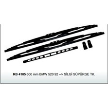 Silecek Süpürgesi 600MM RB4105 Bmw 5.20 92> Takim Remark Rem R002 1860 (2'li Paket)