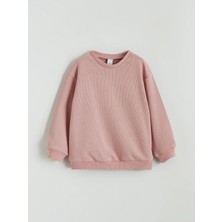 Lc Waikiki Yeni Sezon Bisiklet Yaka Kız Bebek Sweatshirt