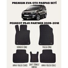 Feyza Oto Peugeot Pejo Partner Serisi 2009 - 2018 Arası Araca Özel Premium Eva Paspas Takımı 2 Yıl Garantili Araca Birebir Uyumlu Kalıplar