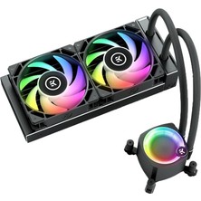 Nucleus Aıo CR240 Lux D-Rgb Hepsi Bir Arada Sıvı Cpu Soğutucu, Ek Fpt Fanlı, Su Soğutma Bilgisa