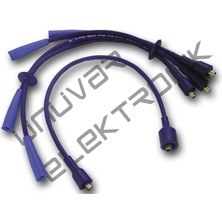Ünüvar Buji+Bobin Kablosu Siyah Takviyeli Fiat Doğan, Şahin, Serçe, Kartal, M124 71-92 (Eski Motor) Unuvar