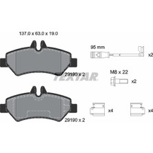Fren Balatasi Arka Balata Vw Crafter 30-50 Panelvan 2.0 Tdı 2006-2016 Textar Txt 2919001