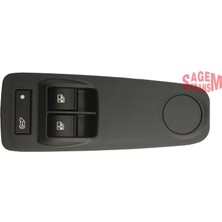 Cam Açma Düğmesi Ön Sol Çiftli Çerçeveli Fiat Ducato Iıı Sagemfrans Sgm 400106