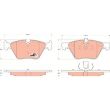 Fren Balatasi Ön Bmw 3 Touring (E91) 320 D / (E90) Coupe (E92) 325 2004-2013 Trw GDB1559