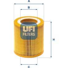 Ufi Yağ Filtresi Bmw 3 Touring (F31) 320 I / 5 (F11) 520 (F30, F80) 2010-2018 Ufı 25.171.00
