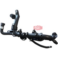 Sagemfrans Motor Su Hortumu Flanşi Opel Astra L-Corsa F-Mokka-Zafira Life--Vivaro C, Peugeot 208-308-301-3008-5