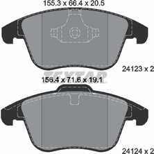 Fren Balatasi Ön Land Rover Freelander 2 (L359) 2.2 Td4 4x4 / Van 2006-2014 Textar Txt 2412301