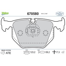 Fren Balatasi Arka Land Rover Range Iıı (L322) 4.4 4x4 2002-2012 Valeo Val 670580