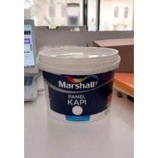 Marshall Su Bazlı Kokusuz Panel Kapı Boyası 1 Lt Beyaz (Amerikan Panel Kapılarda Yüksek Örtücülük)