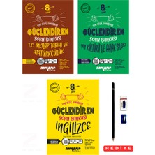 Ankara Yayıncılık 8.sınıf T.c. Inkılap Tarihi ve Atatürkçülük Din Kültürü ve Ahlak Bilgisi Ingilizce Yeni Nesil Sorularla Güçlendiren Soru Bankası 3 Kitap Set Kalem Seti Hediyeli