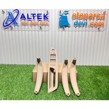 Altek E70 Kapı Tutamak Seti Ön & Arka - Bej (Katlanır Ayna)