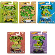 Hot Wheels Premium Teenage Mutant Ninja Turtles 5'li Model Araba Seti DLB45