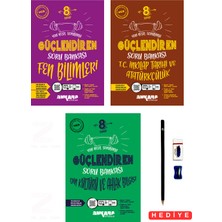Ankara Yayıncılık 8.sınıf Fen Bilimleri T.c. Inkılap Tarihi ve Atatürkçülük Din Kültürü ve Ahlak Bilgisi Yeni Nesil Sorularla Güçlendiren Soru Bankası 3 Kitap Set Kalem Seti Hediyeli