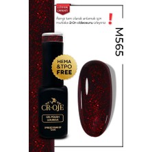 Cr-Oje Kalıcı Oje M565-Simli (12 ml.)