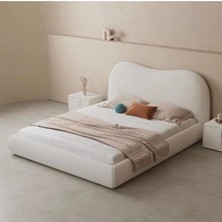 Hmz Deffi Modern Tasarım Beyaz Tek Kişilik Çocuk Yatağı 140 x 200 cm