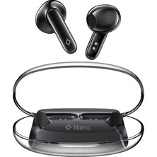 Ttec Airbeat Glace Gerçek Kablosuz Tws Bluetooth Kulak Içi Kulaklık Mineral Siyah 2KM170MS