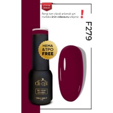 Cr-Oje Kalıcı Oje F279 - Bordo (5 ML)