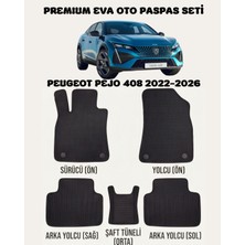 Feyza Oto Peugeot Pejo 408 Serisi 2022 - 2026 Arası Araca Özel Premium Eva Paspas Takımı 2 Yıl Garantili Araca Birebir Uyumlu Kalıplar