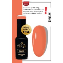 Cr-Oje Kalıcı Oje E193- Safety Turuncu (12 ML.)