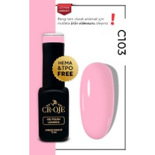 Cr-Oje Kalıcı Oje C103- Şeker Pembe (12 ml.)