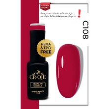 Cr-Oje Kalıcı Oje C108- Pembe (12 ML.)