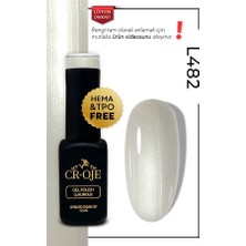 Cr-Oje Kalıcı Oje L482 Sedefli Beyaz 12 ml