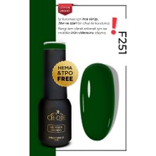 Cr-Oje Kalıcı Oje F251 - Yılbaşı Yeşili (5 ml)