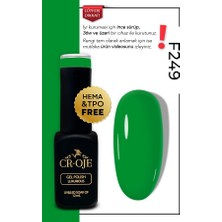 Cr-Oje Kalıcı Oje Parlak Yeşil - F249 (12 ML.)