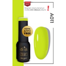 Cr-Oje Kalıcı Oje A011 - Yeşilimsi Sarı (5 ML)