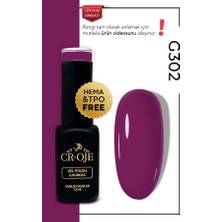 Cr-Oje Kalıcı Oje G302- Sümbül Mor (12 ML.