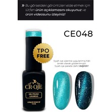 Cr-Oje Kalıcı Oje 7d Cat Eye-048 Mavi 12 ml