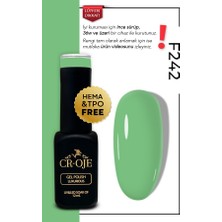 Cr-Oje Kalıcı Oje F242- Su Yeşili (12 ML)