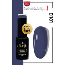 Cr-Oje Kalıcı Oje D181- Gri (12 ml)