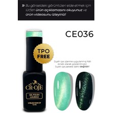 Cr-Oje Kalıcı Oje 7d Cat Eye-036 Yeşil 12 ml