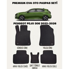 Feyza Oto Peugeot Pejo 308 Serisi 2022 - 2026 Arası Araca Özel Premium Eva Paspas Takımı 2 Yıl Garantili Araca Birebir Uyumlu Kalıplar