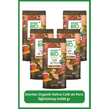 Enerbio Enerbıo Organik Kahve Cafe De Peru Öğütülmüş 5X500 gr