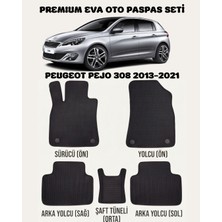 Feyza Oto Peugeot Pejo 308 Serisi 2013 - 2021 Arası Araca Özel Premium Eva Paspas Takımı 2 Yıl Garantili Araca Birebir Uyumlu Kalıplar
