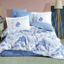 Hobby Tiffany Denim - Çift Kişilik Poplin Kapitone Nevresim Takımı