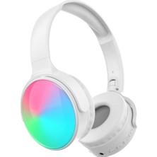 Volkano Auro Işıklı Bluetooth Kulaklık Beyaz