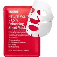 By Wishtrend Natural Vitamin C21,5% Enhancing Sheet Mask Besleyici Vitamin Maskesi 23GR