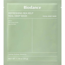 Biodance Refreshing Sea Kelp Real Deep Mask Nemlendirici Yatıştırıcı Yüz Maskesi