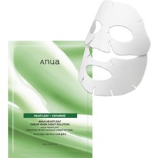 Anua Heartleaf Cream Sheet Mask Night Solution Bariyer Koruyucu Nemlendirici Kremsi Kağıt Maske 25ML