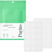 Purito Seoul Wonder Releaf Centella Spot Patch 51'li Akne Söndürücü Kızarıklık Karşıtı Centella Özlü Bant