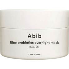 Abib Rice Probiotics Overnight Mask Barrirr Jelly Kuru Cilt Nemlendirici Yüz Maskesi 80 ml