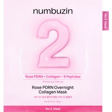Numbuzin No.2 Rose Pdrn Overnight Collagen Mask Nemlendirici Yüz Maskesi